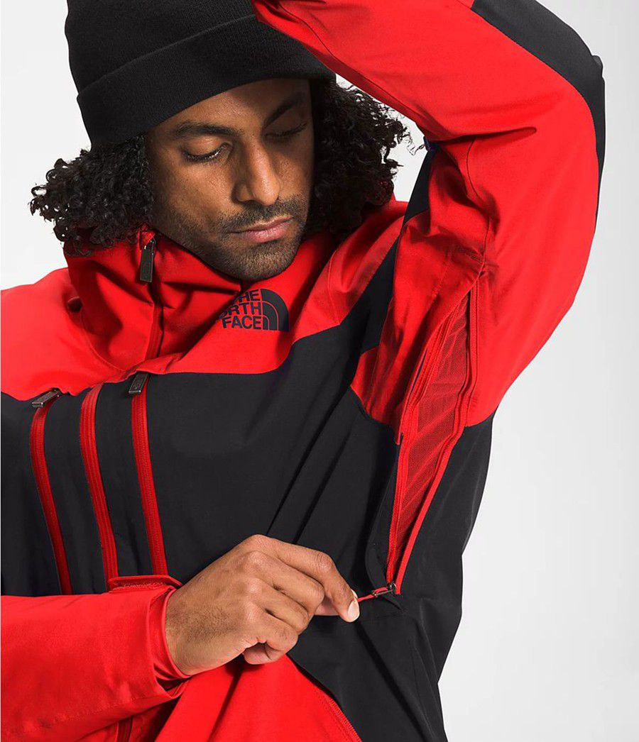 Pánské Rainwear The North Face Chakal Červené Černé | YJZLWUV-43