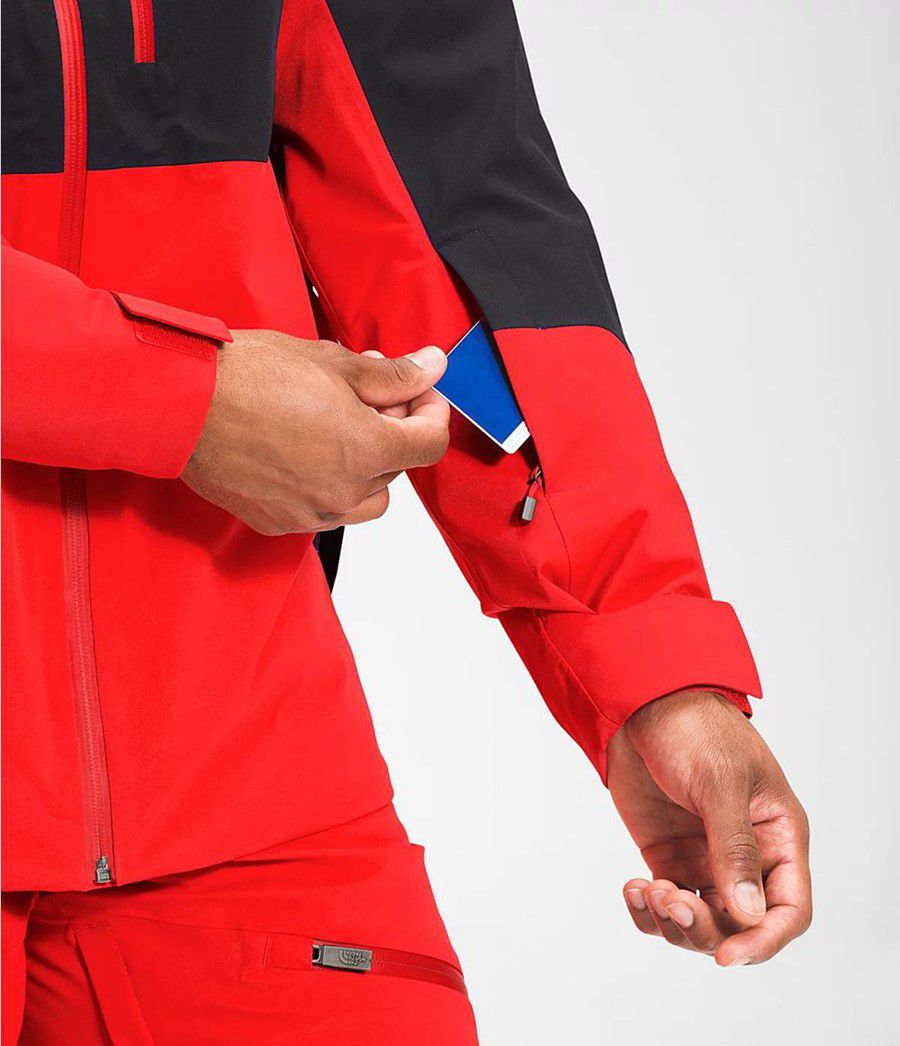 Pánské Rainwear The North Face Chakal Červené Černé | YJZLWUV-43