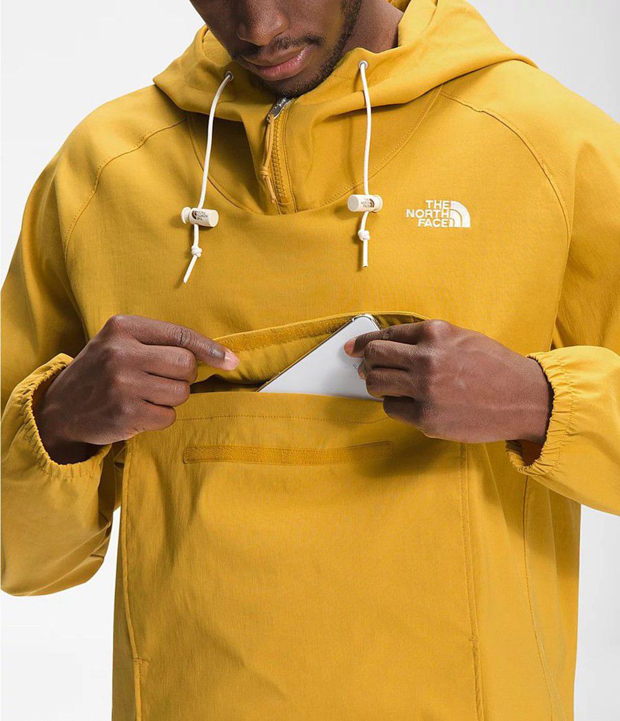 Pánské Rainwear The North Face Class V Pullover Žluté | IRGOAQZ-03