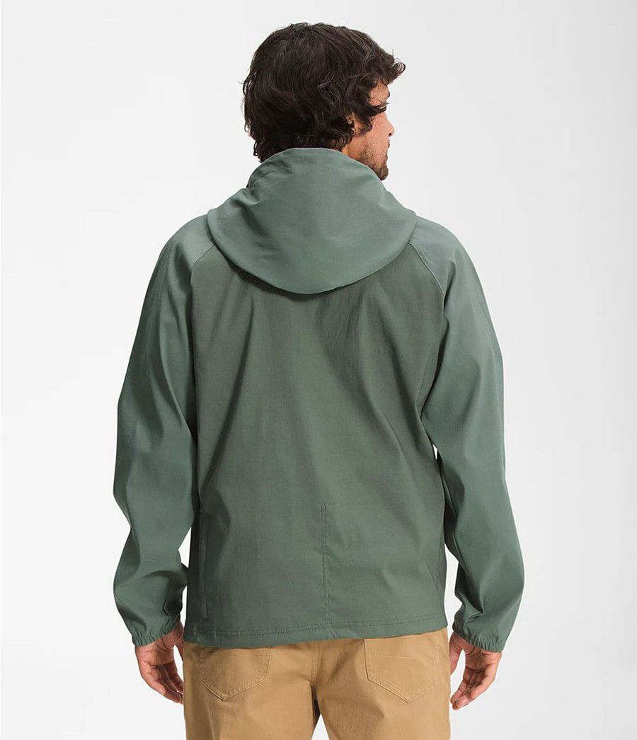 Pánské Rainwear The North Face Class V Pullover Zelene | ZDMANIJ-05