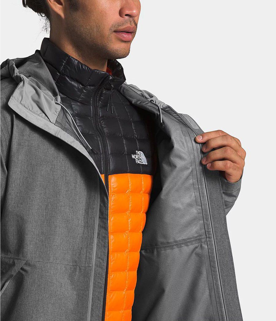 Pánské Rainwear The North Face Dryzzle Futurelight Šedé | MXZWBJS-37