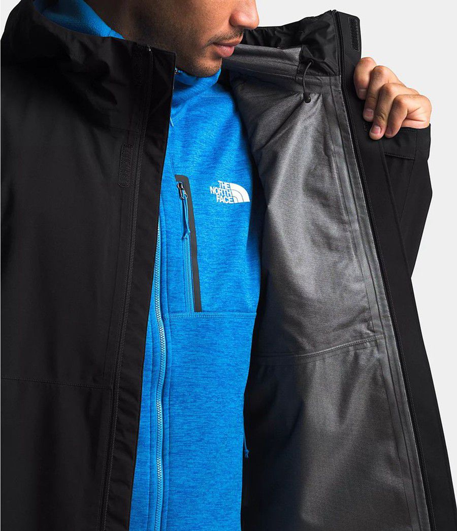 Pánské Rainwear The North Face Dryzzle Futurelight Černé | RWMATFI-97