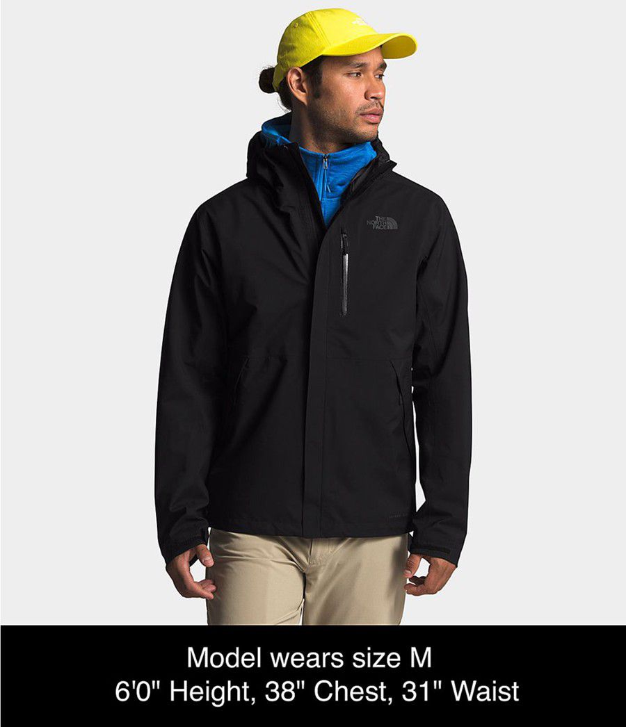 Pánské Rainwear The North Face Dryzzle Futurelight Černé | RWMATFI-97