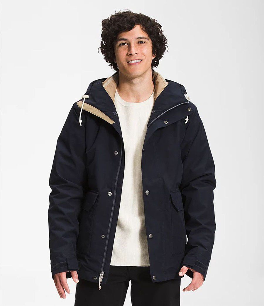 Pánské Rainwear The North Face Fine Pine Tmavě Blankyt | VSZCXJF-70