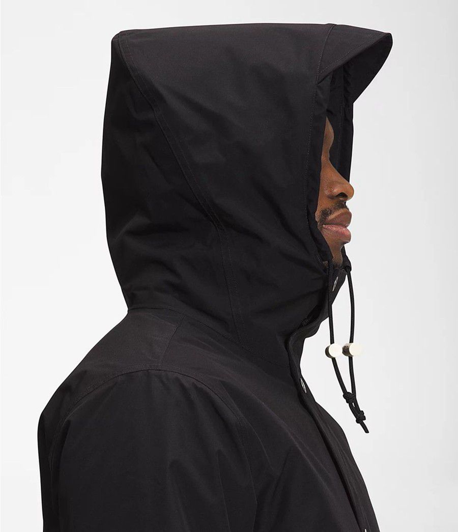 Pánské Rainwear The North Face Fine Pine Černé | REVSJTL-63