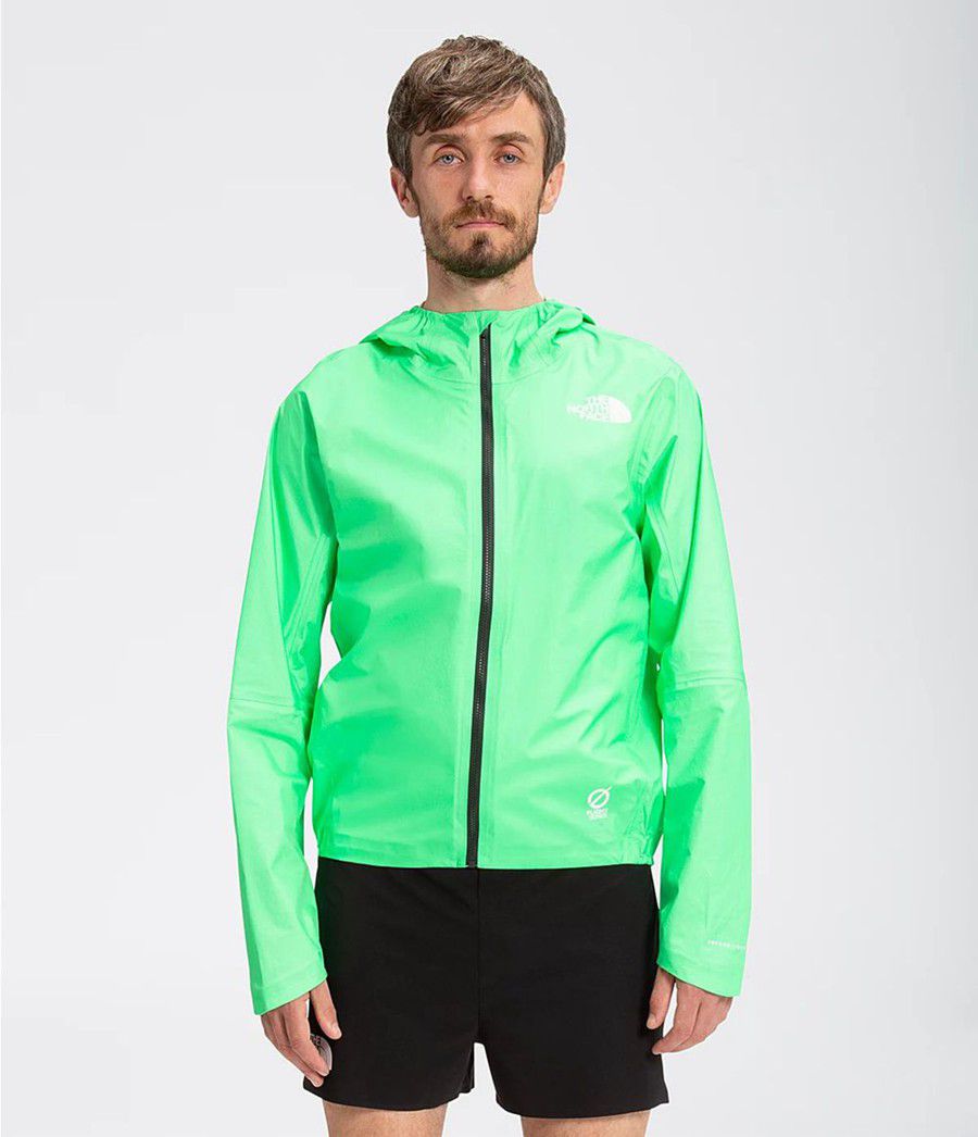Pánské Rainwear The North Face Flight Lightriser Futurelight Zelene | ZANQGYM-31