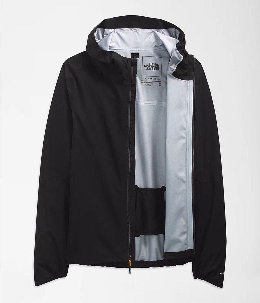 Pánské Rainwear The North Face Flight Lightriser Futurelight Černé | KPROEHB-87