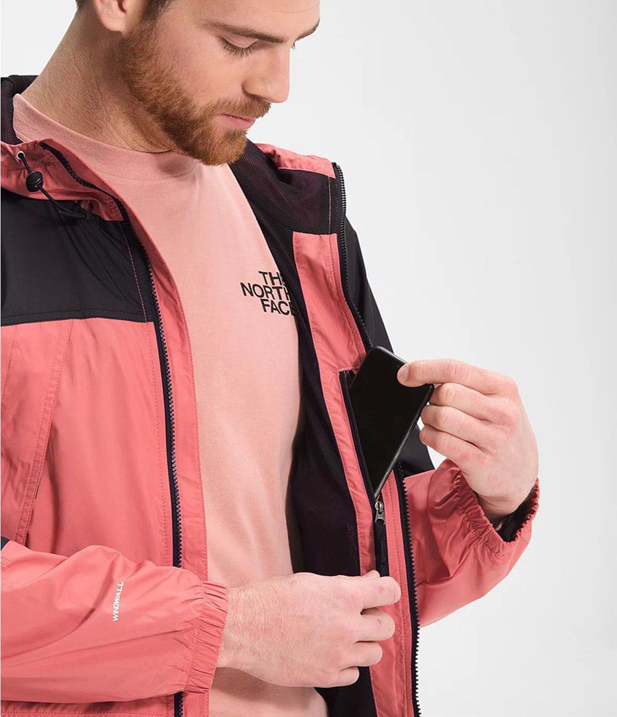 Pánské Rainwear The North Face Hydrenaline Wind Růžové | ZNAKTSY-16