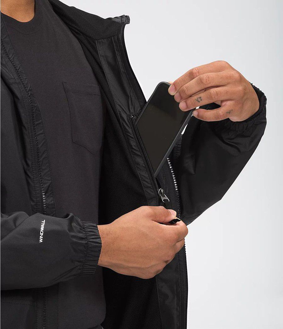 Pánské Rainwear The North Face Hydrenaline Wind Černé | JKAFIOH-58