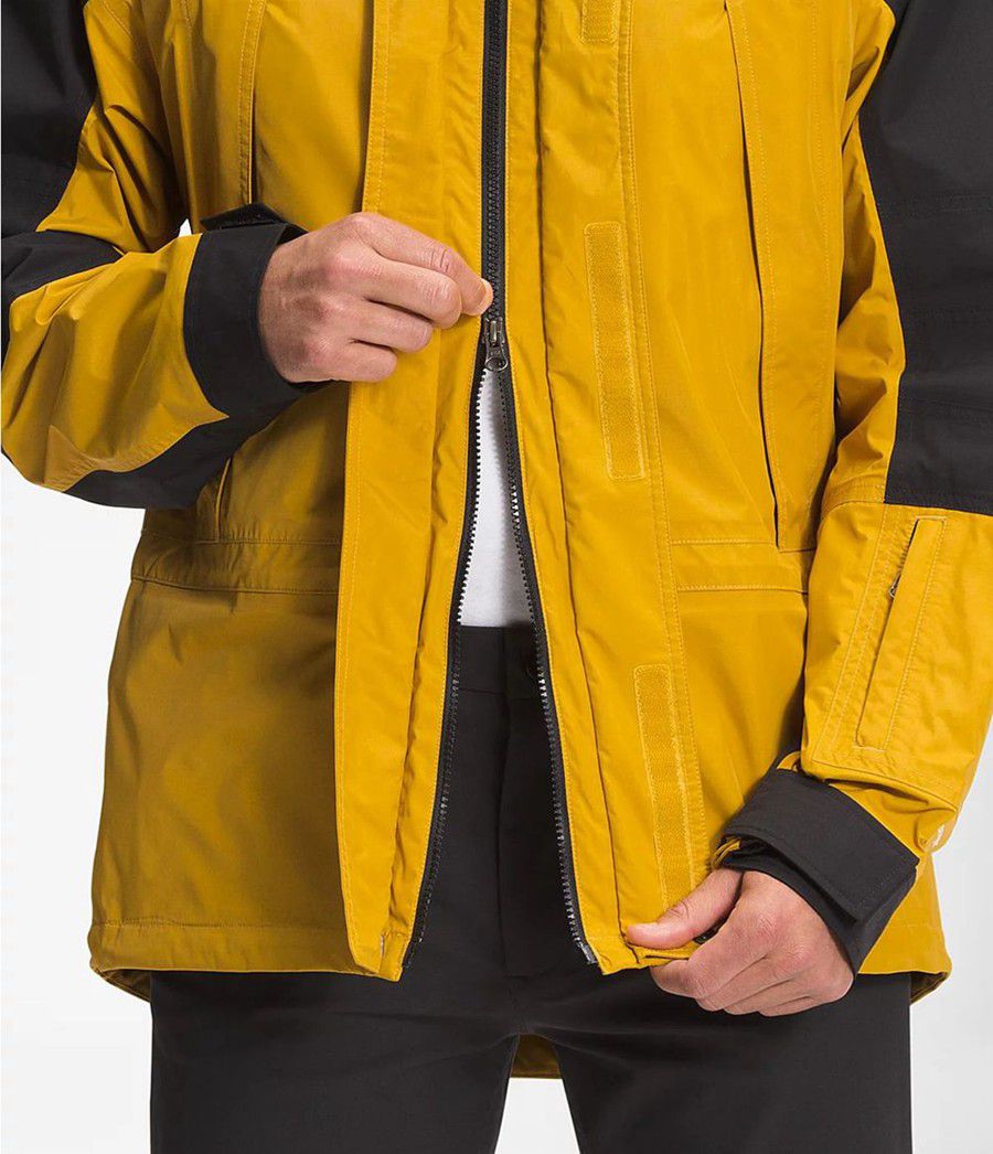 Pánské Rainwear The North Face K2rm Dryvent Žluté | WDBOJSH-24