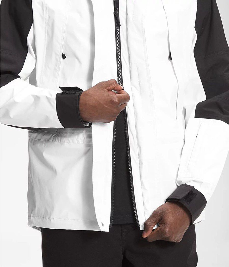 Pánské Rainwear The North Face K2rm Dryvent Bílé | TDUOVFQ-14