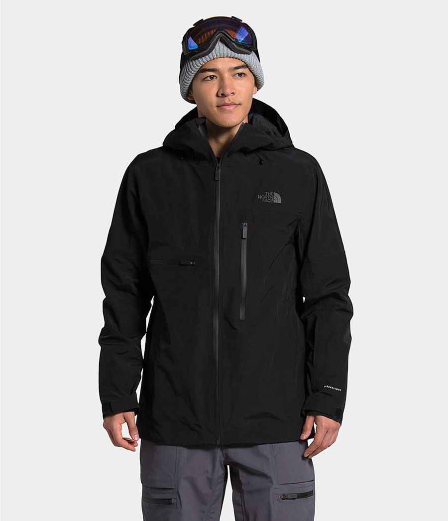 Pánské Rainwear The North Face Powderflo Futurelight Černé | HGIXSOZ-57