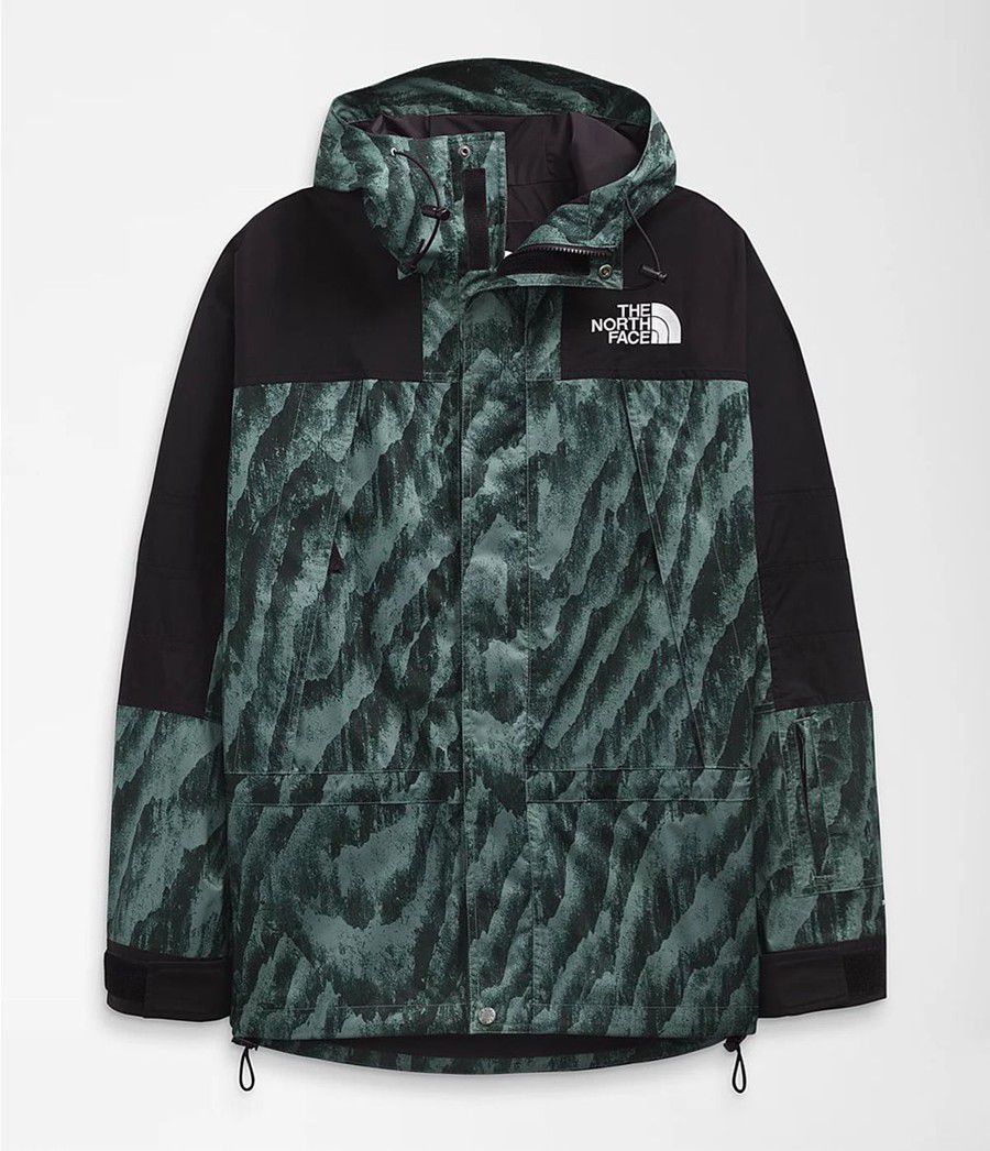 Pánské Rainwear The North Face Printed K2rm Dryvent Zelene | MULZYKG-71