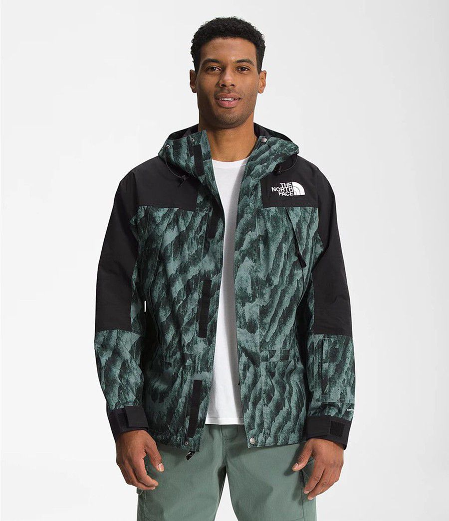 Pánské Rainwear The North Face Printed K2rm Dryvent Zelene | MULZYKG-71