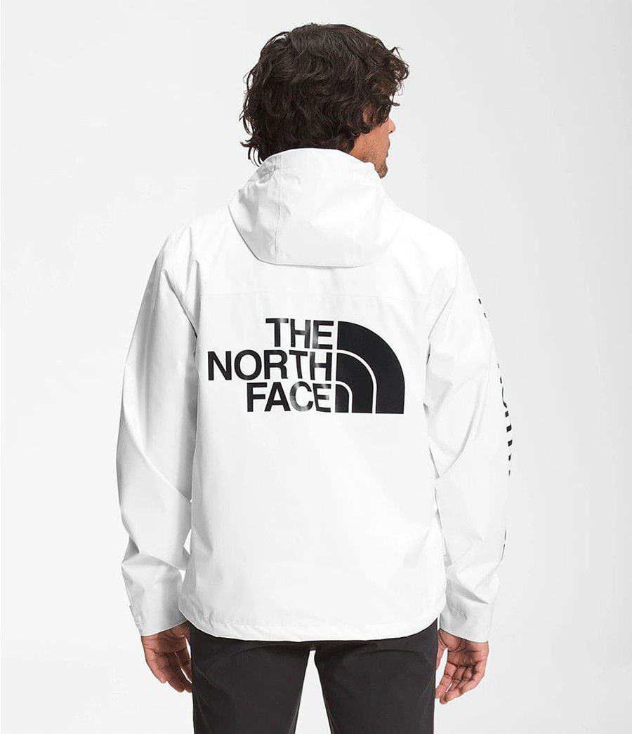 Pánské Rainwear The North Face Printed Novelty Millerton Bílé | PCETYMI-03