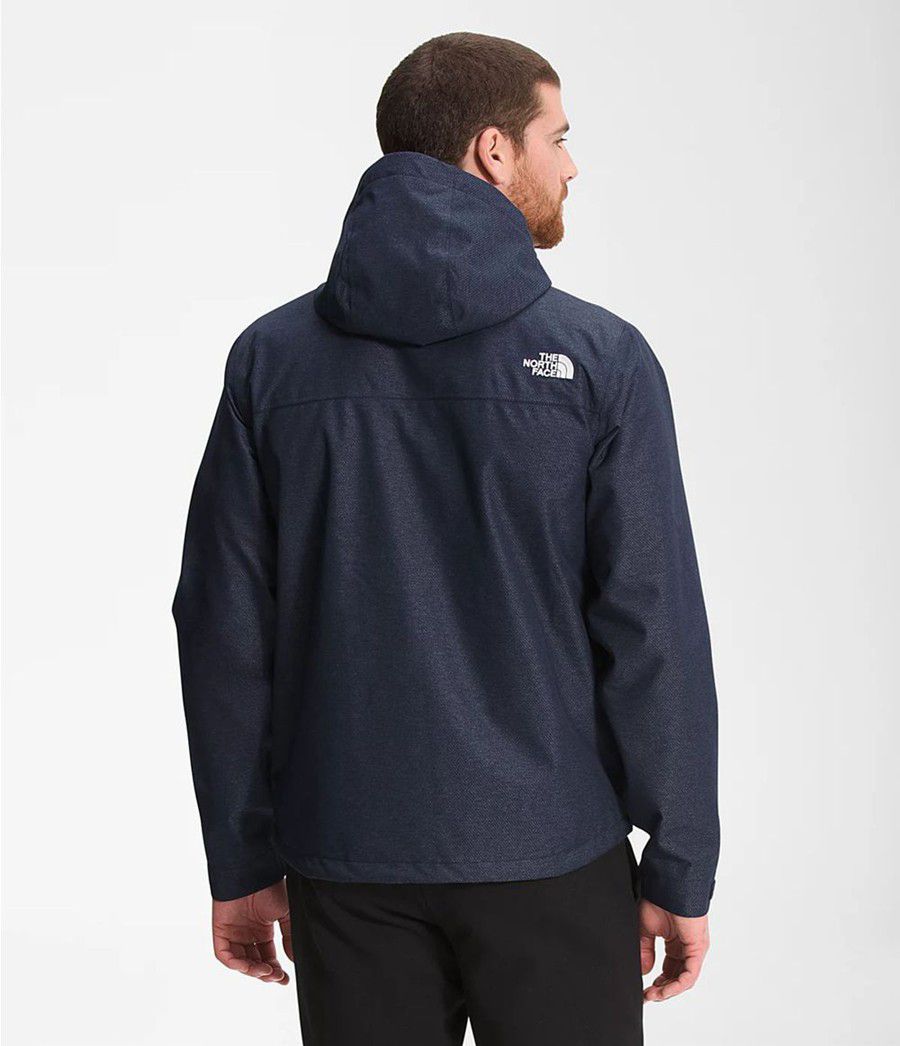 Pánské Rainwear The North Face Printed Novelty Millerton Tmavě Blankyt | RWGTIAS-37