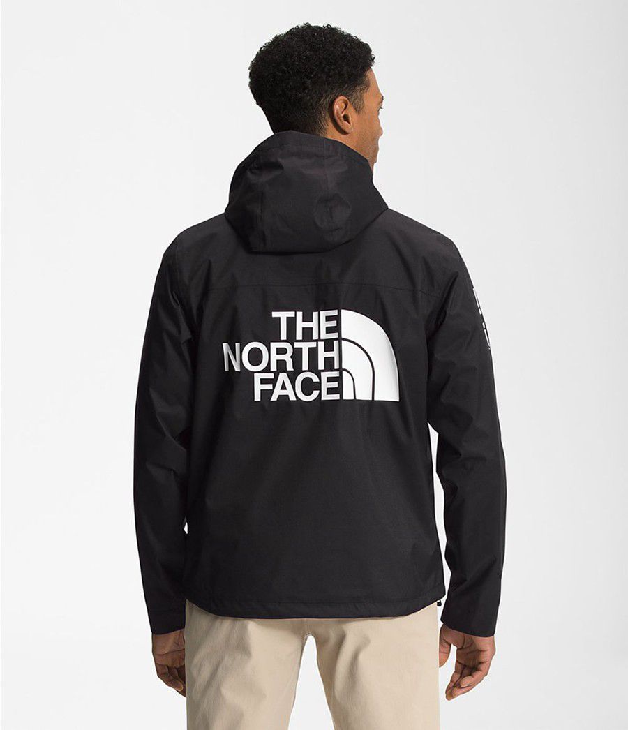 Pánské Rainwear The North Face Printed Novelty Millerton Černé | KALVTJX-28