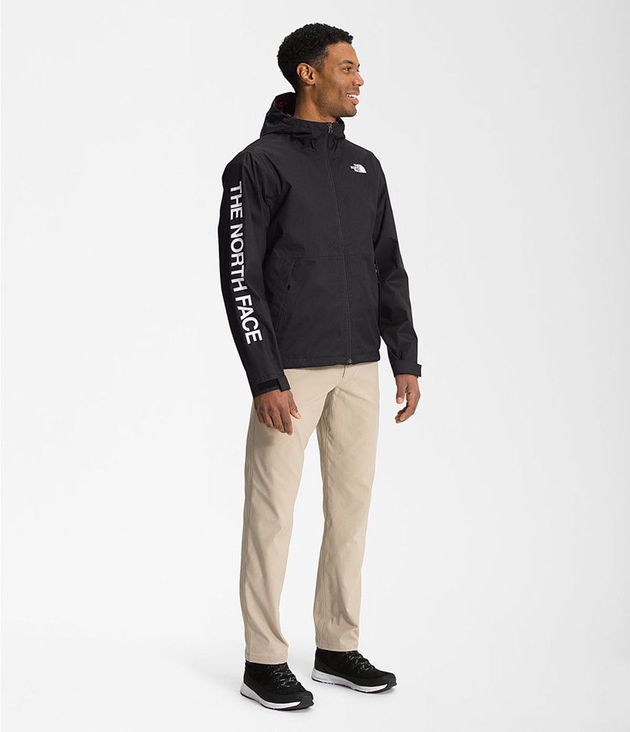 Pánské Rainwear The North Face Printed Novelty Millerton Černé | KALVTJX-28