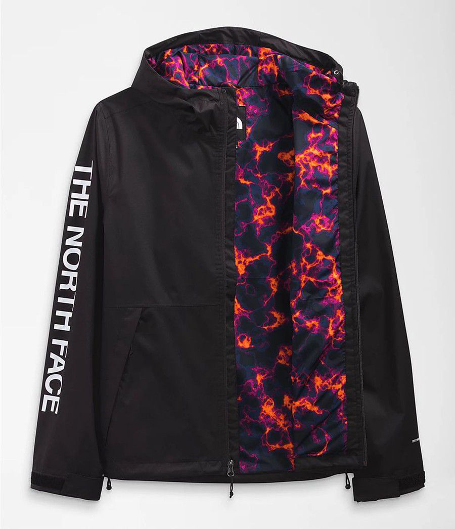 Pánské Rainwear The North Face Printed Novelty Millerton Černé | KALVTJX-28