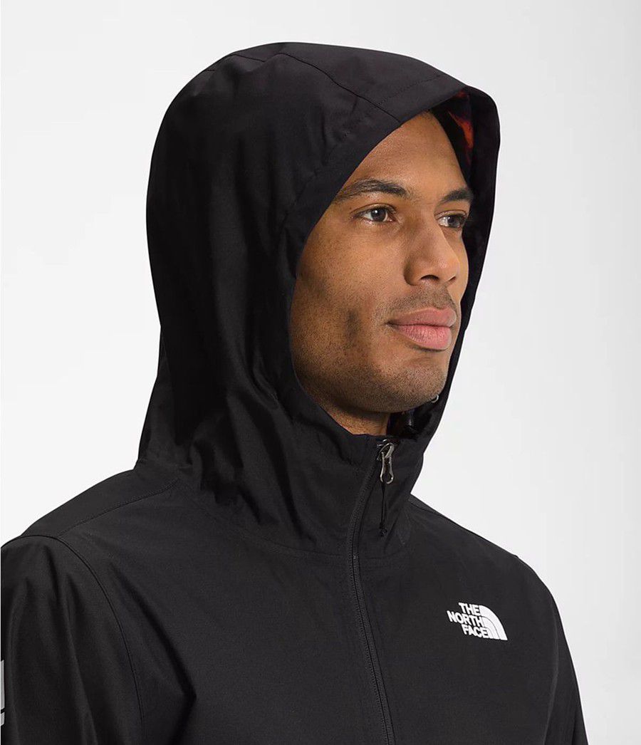 Pánské Rainwear The North Face Printed Novelty Millerton Černé | KALVTJX-28