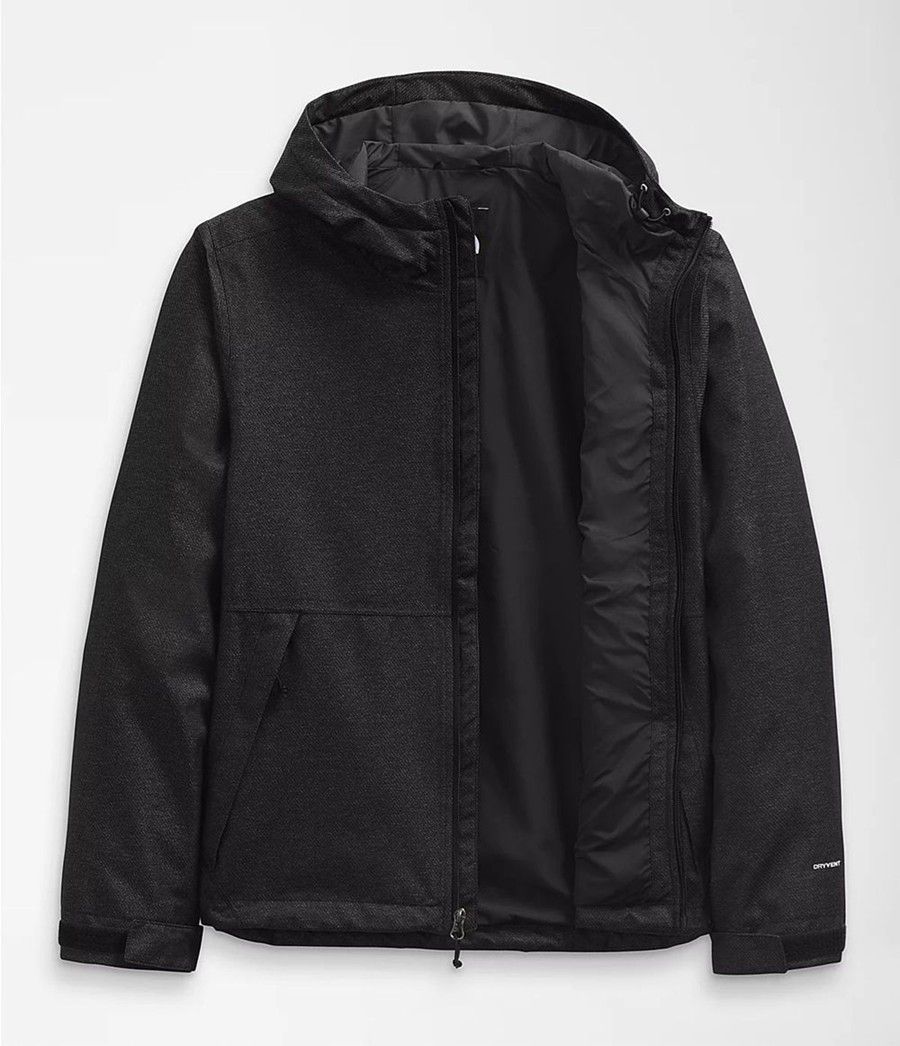 Pánské Rainwear The North Face Printed Novelty Millerton Černé | HJFZUDV-64