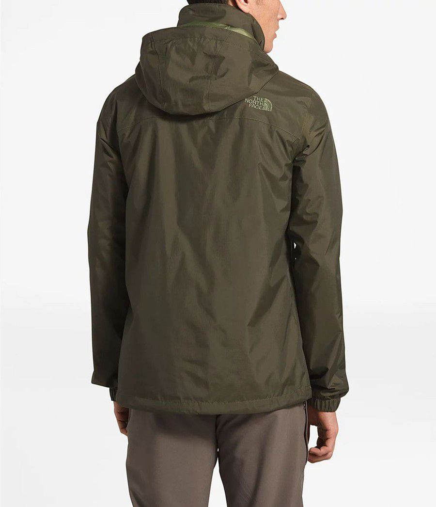 Pánské Rainwear The North Face Resolve 2 Olivy Zelené | YJZIBCX-10