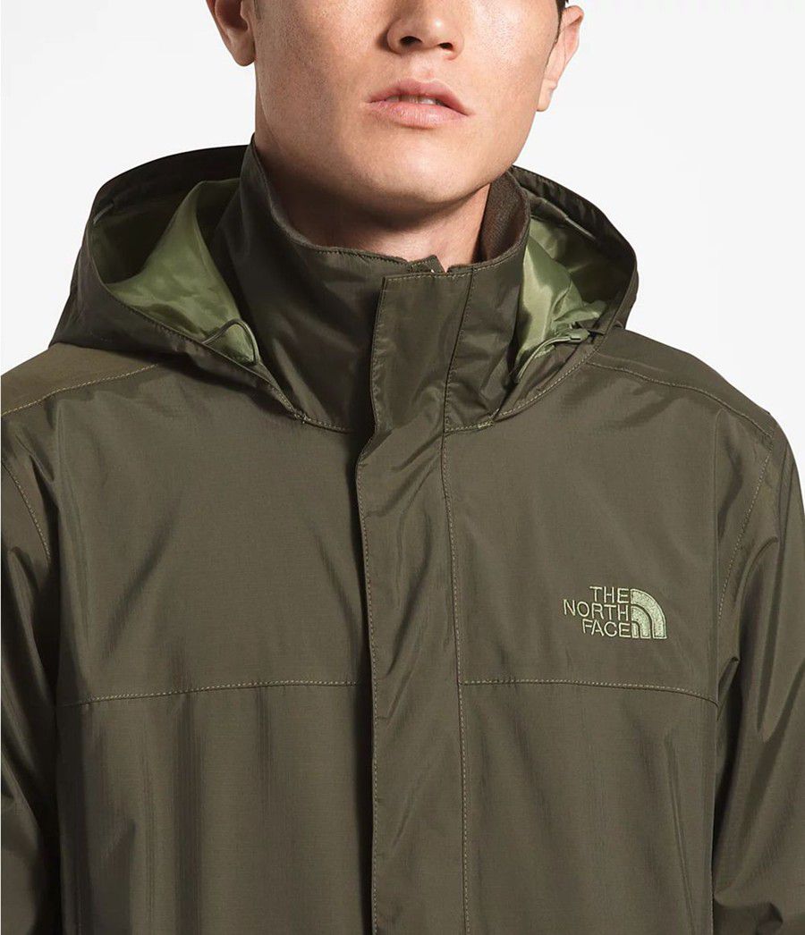 Pánské Rainwear The North Face Resolve 2 Olivy Zelené | YJZIBCX-10