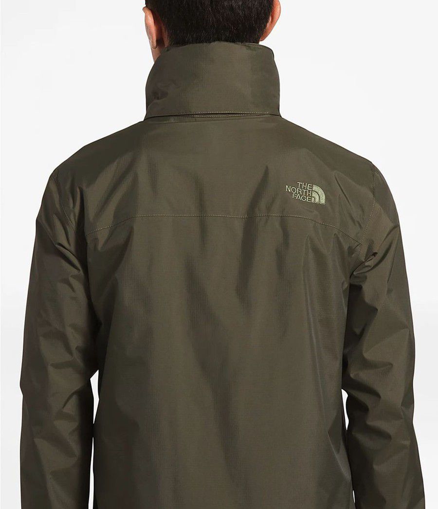 Pánské Rainwear The North Face Resolve 2 Olivy Zelené | YJZIBCX-10