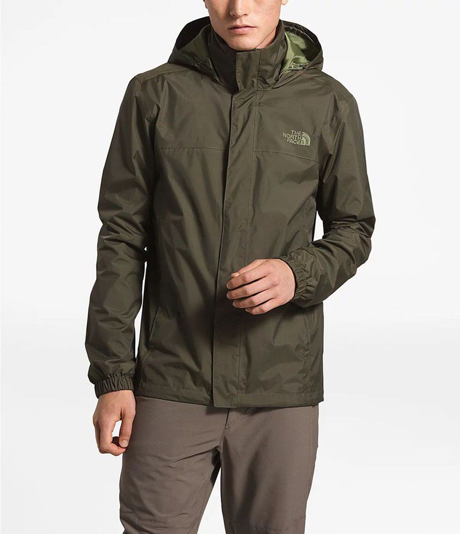 Pánské Rainwear The North Face Resolve 2 Olivy Zelené | YJZIBCX-10