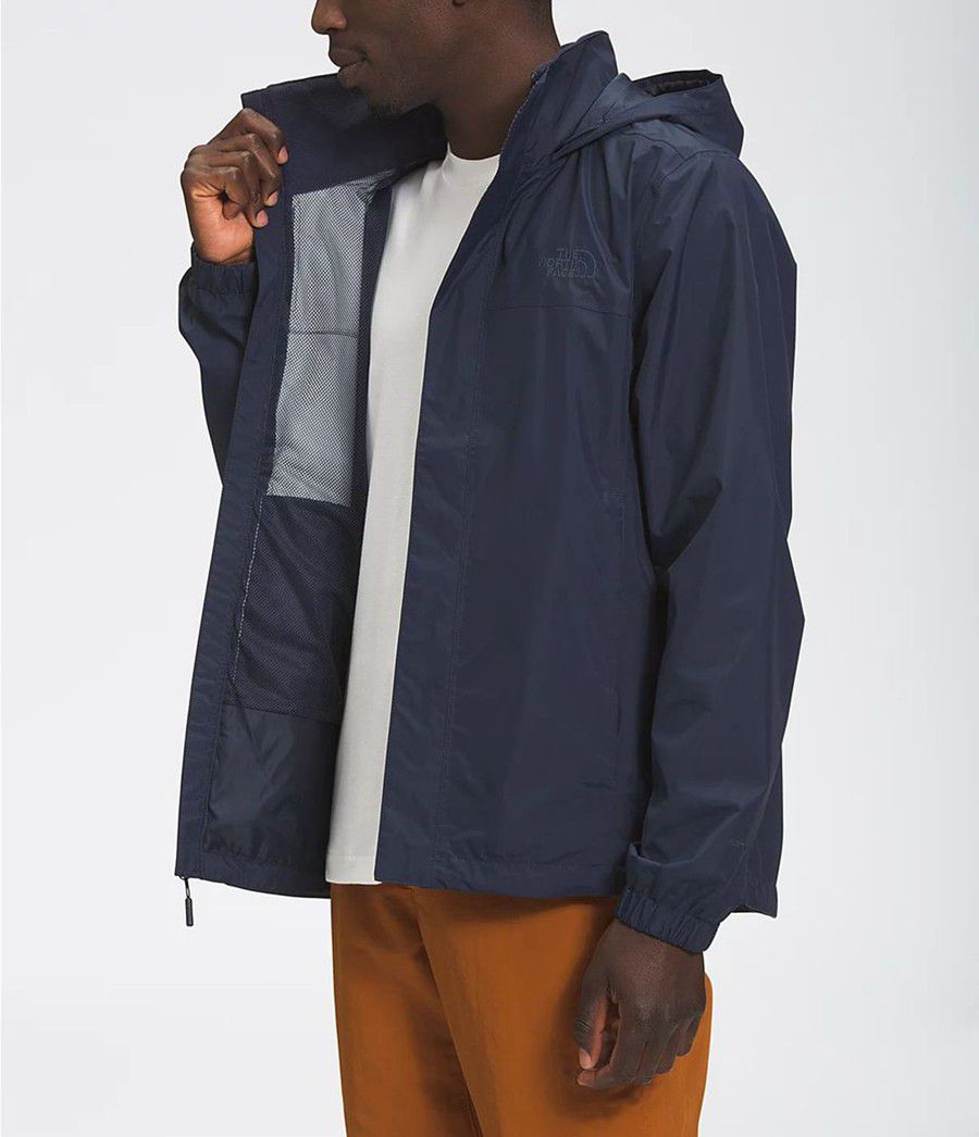 Pánské Rainwear The North Face Resolve 2 Tmavě Blankyt | XHAYPDG-14