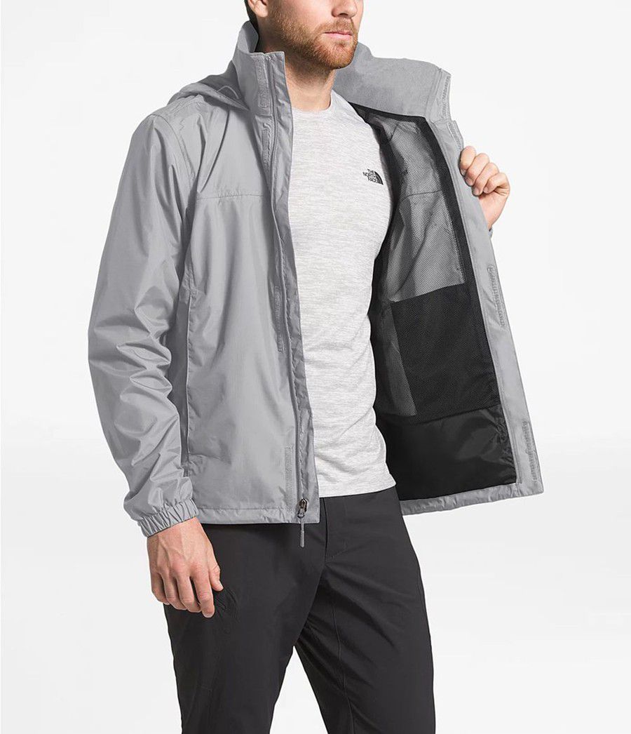 Pánské Rainwear The North Face Resolve 2 Šedé | BYDFHJZ-73