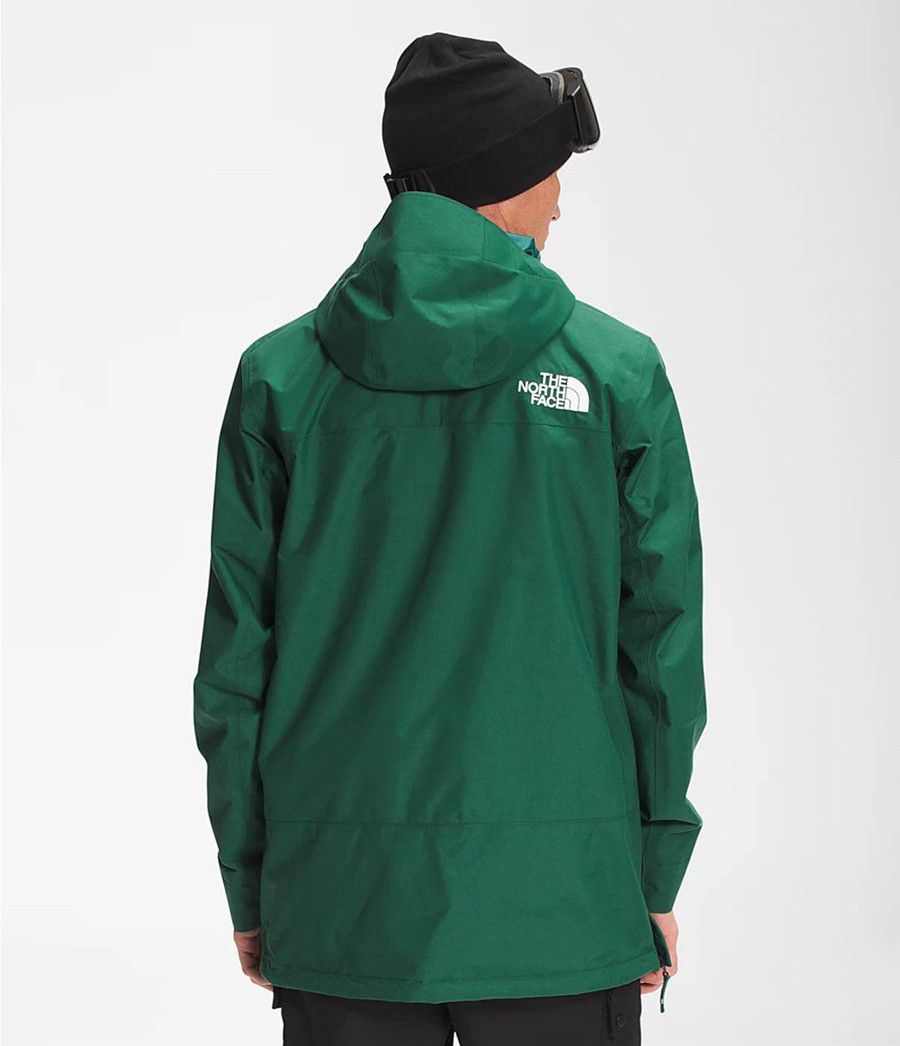 Pánské Rainwear The North Face Silvani Anorak Zelene | FHNSGME-93