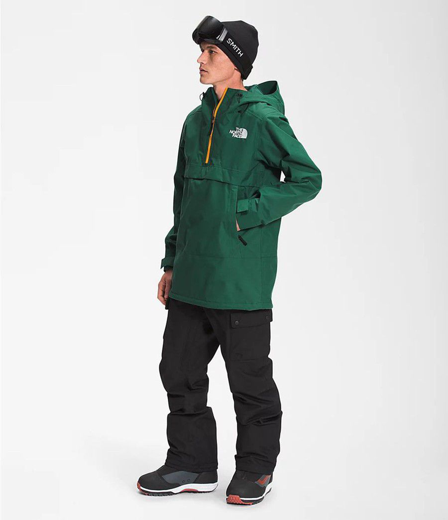 Pánské Rainwear The North Face Silvani Anorak Zelene | FHNSGME-93