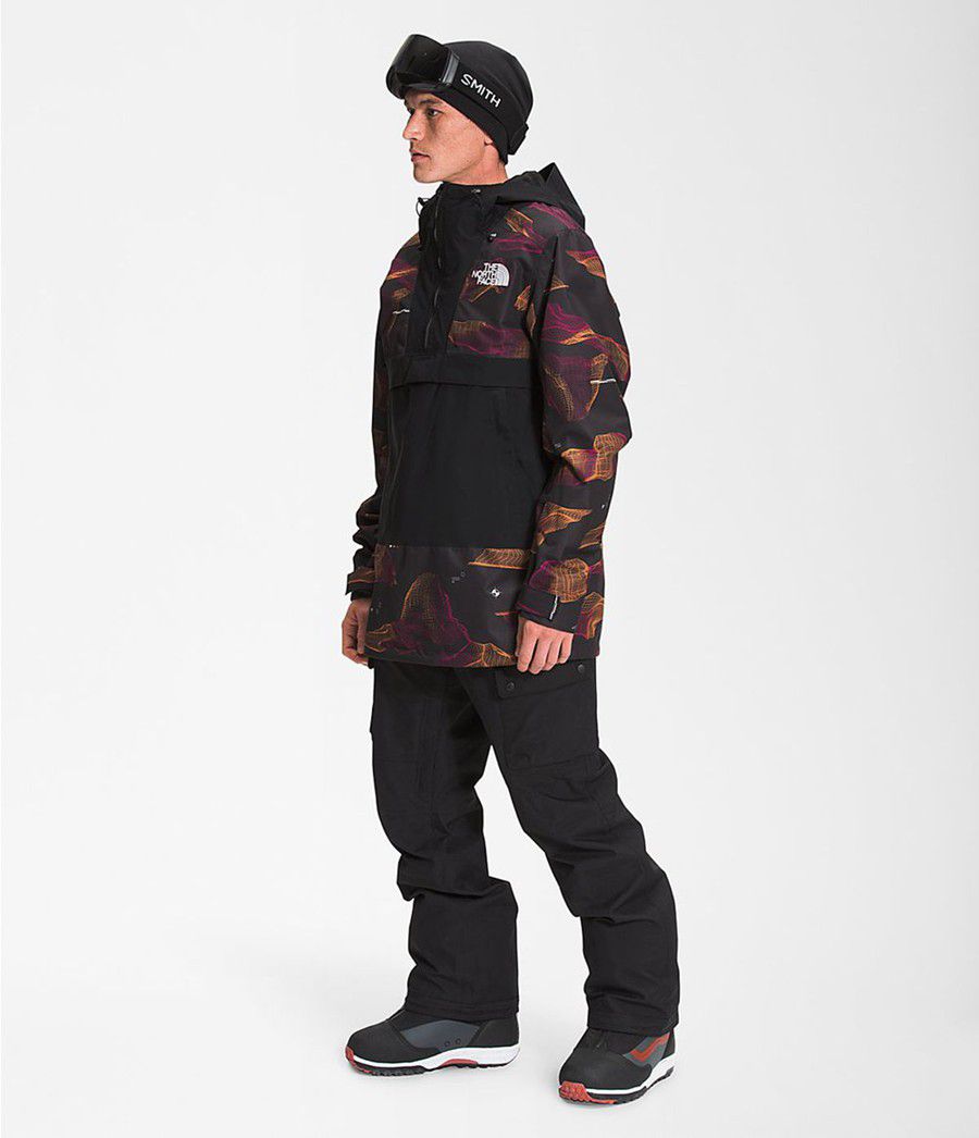 Pánské Rainwear The North Face Silvani Anorak Černé | PFXOQBU-56