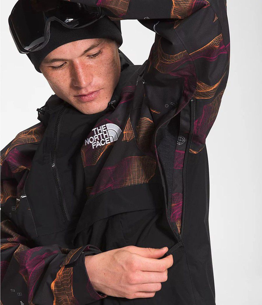 Pánské Rainwear The North Face Silvani Anorak Černé | PFXOQBU-56