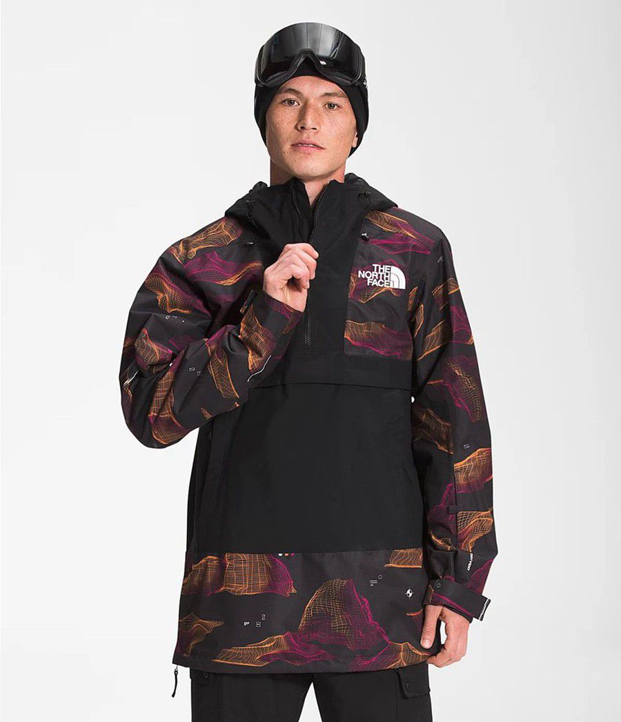 Pánské Rainwear The North Face Silvani Anorak Černé | PFXOQBU-56