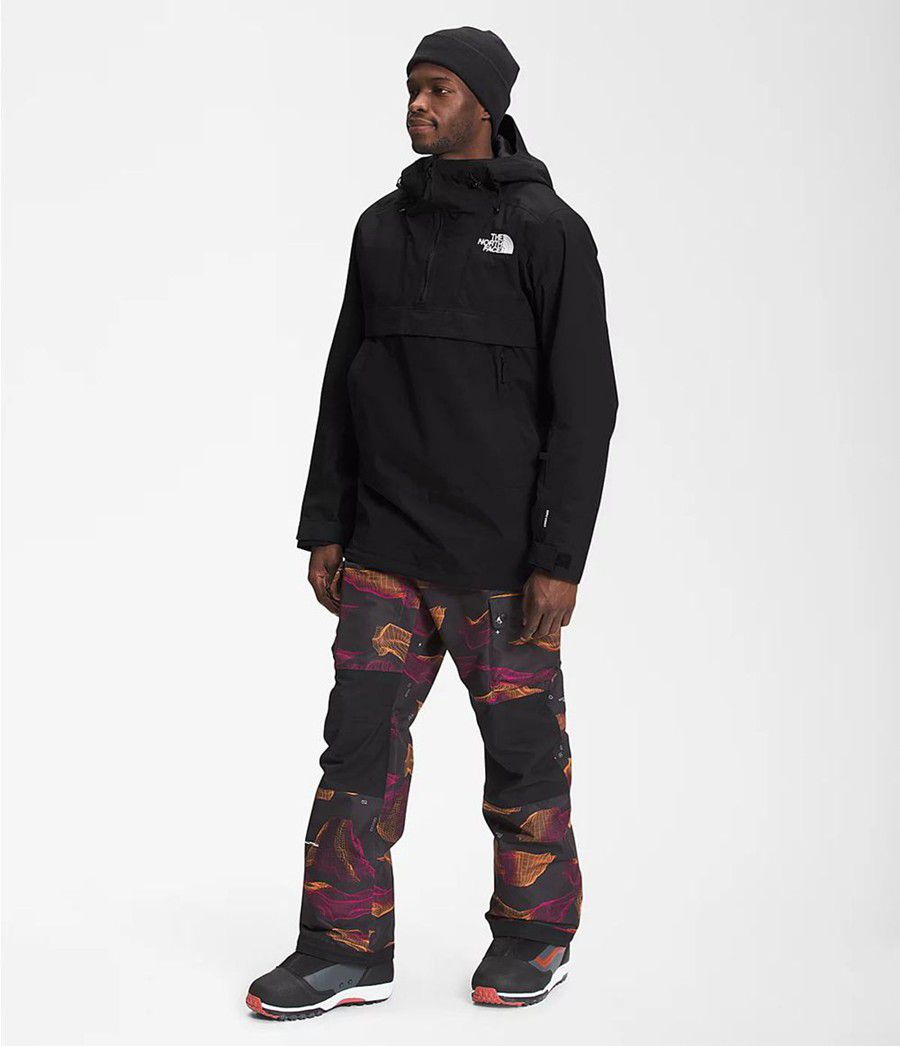 Pánské Rainwear The North Face Silvani Anorak Černé | LDWBSRT-81