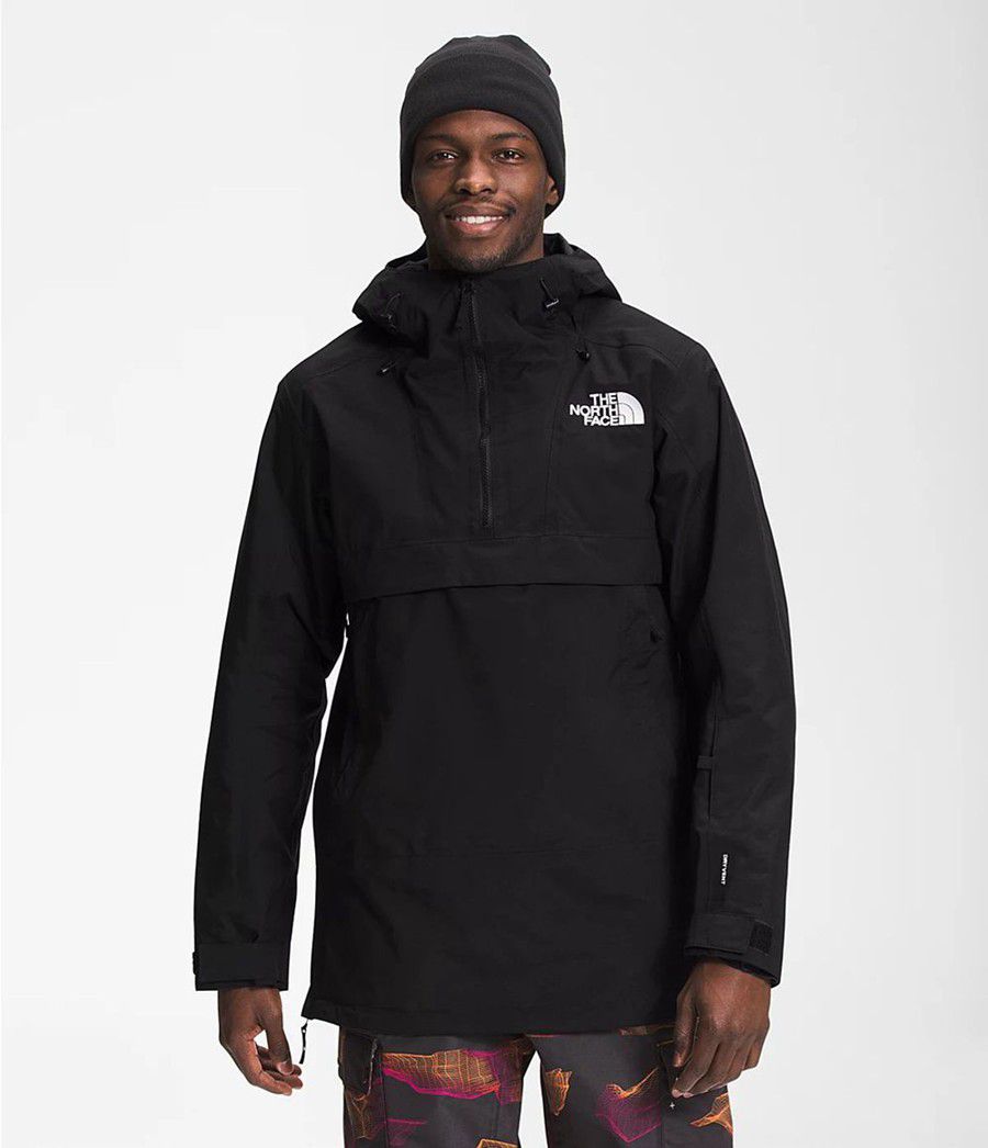 Pánské Rainwear The North Face Silvani Anorak Černé | LDWBSRT-81