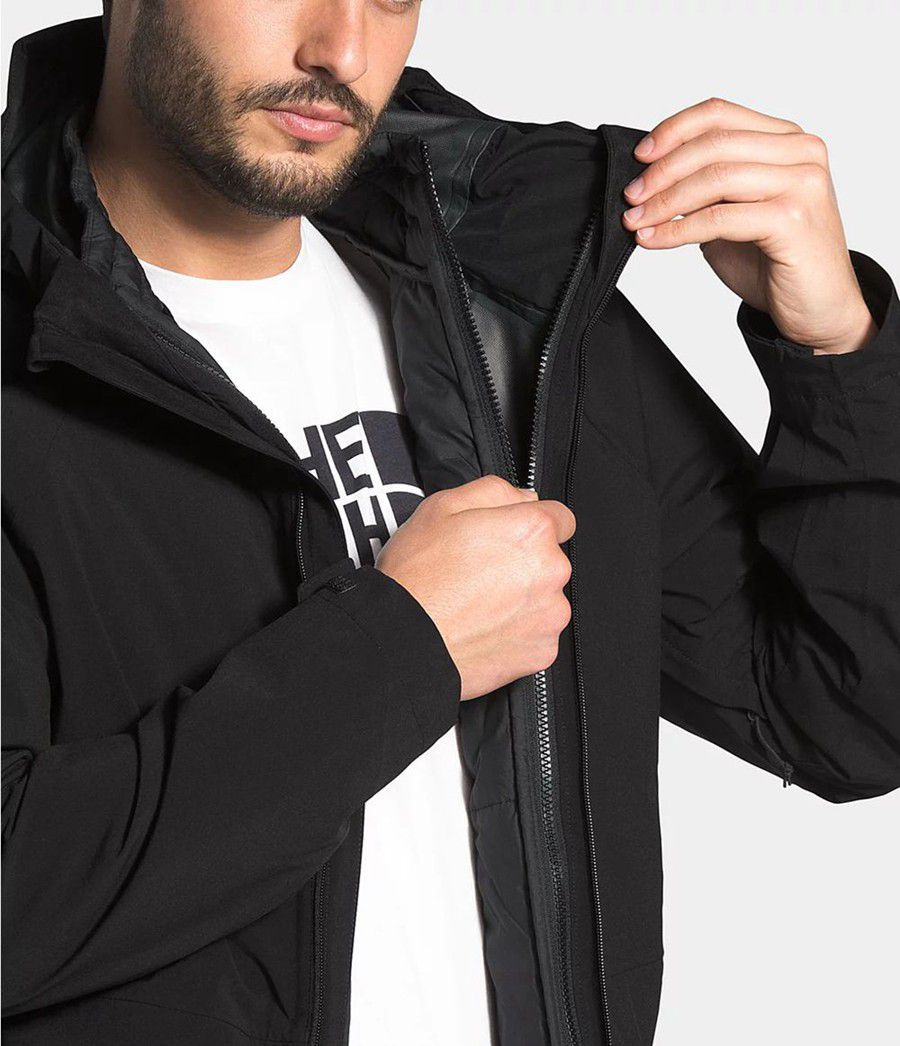 Pánské Rainwear The North Face Thermoball Eco Triclimate® Černé | IQSADRW-57