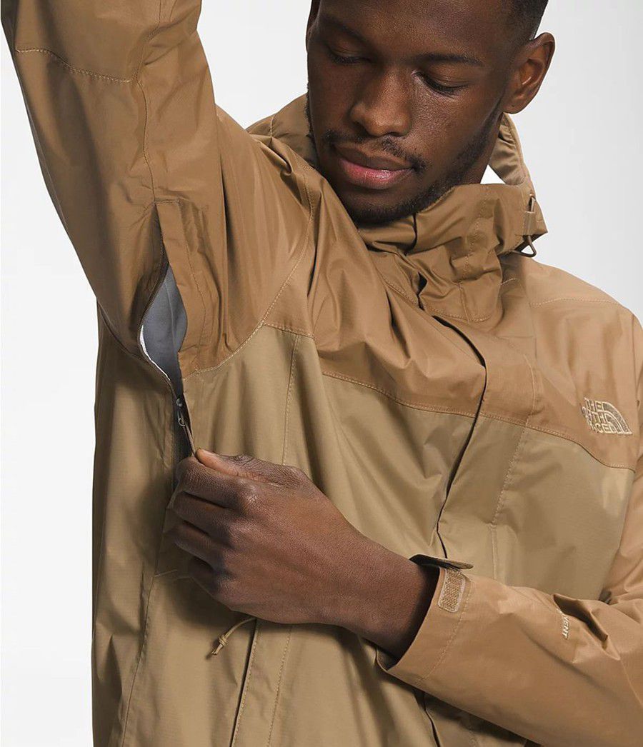 Pánské Rainwear The North Face Venture 2 Hnědé | LQGOANW-61