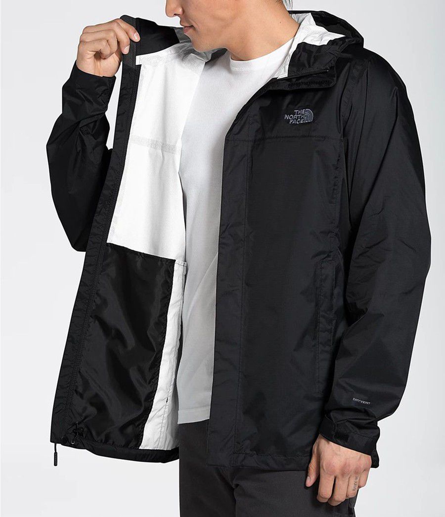 Pánské Rainwear The North Face Venture 2 Černé | ZBVYQJK-04