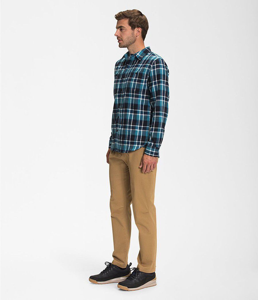 Pánské T-Shirts The North Face Arroyo Lw Flannel Blankyt | VISFHXJ-06