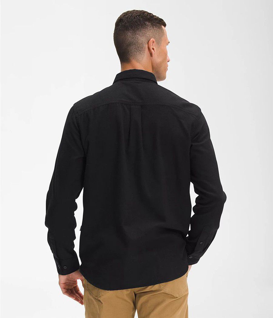 Pánské T-Shirts The North Face Arroyo Lw Flannel Černé | JGWDUNM-19