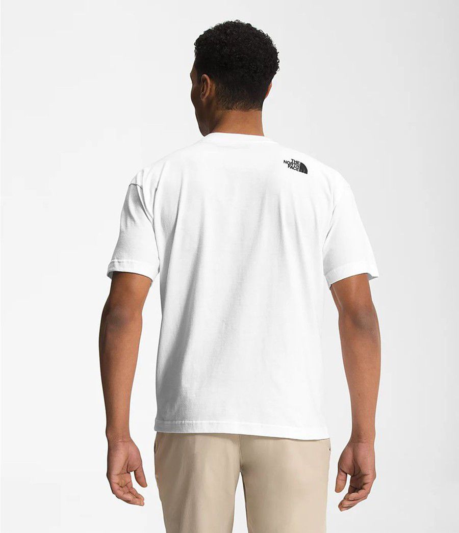 Pánské T-Shirts The North Face Coordinates Short Sleeve Bílé | YERUHLA-76