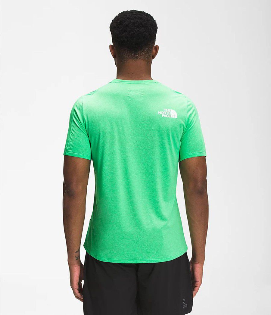Pánské T-Shirts The North Face Flight Better Than Naked Short Sleeve Zelene | BQIHMVP-71