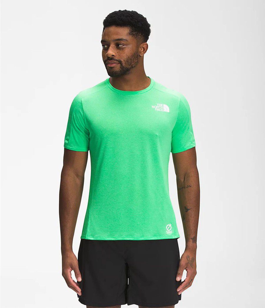 Pánské T-Shirts The North Face Flight Better Than Naked Short Sleeve Zelene | BQIHMVP-71