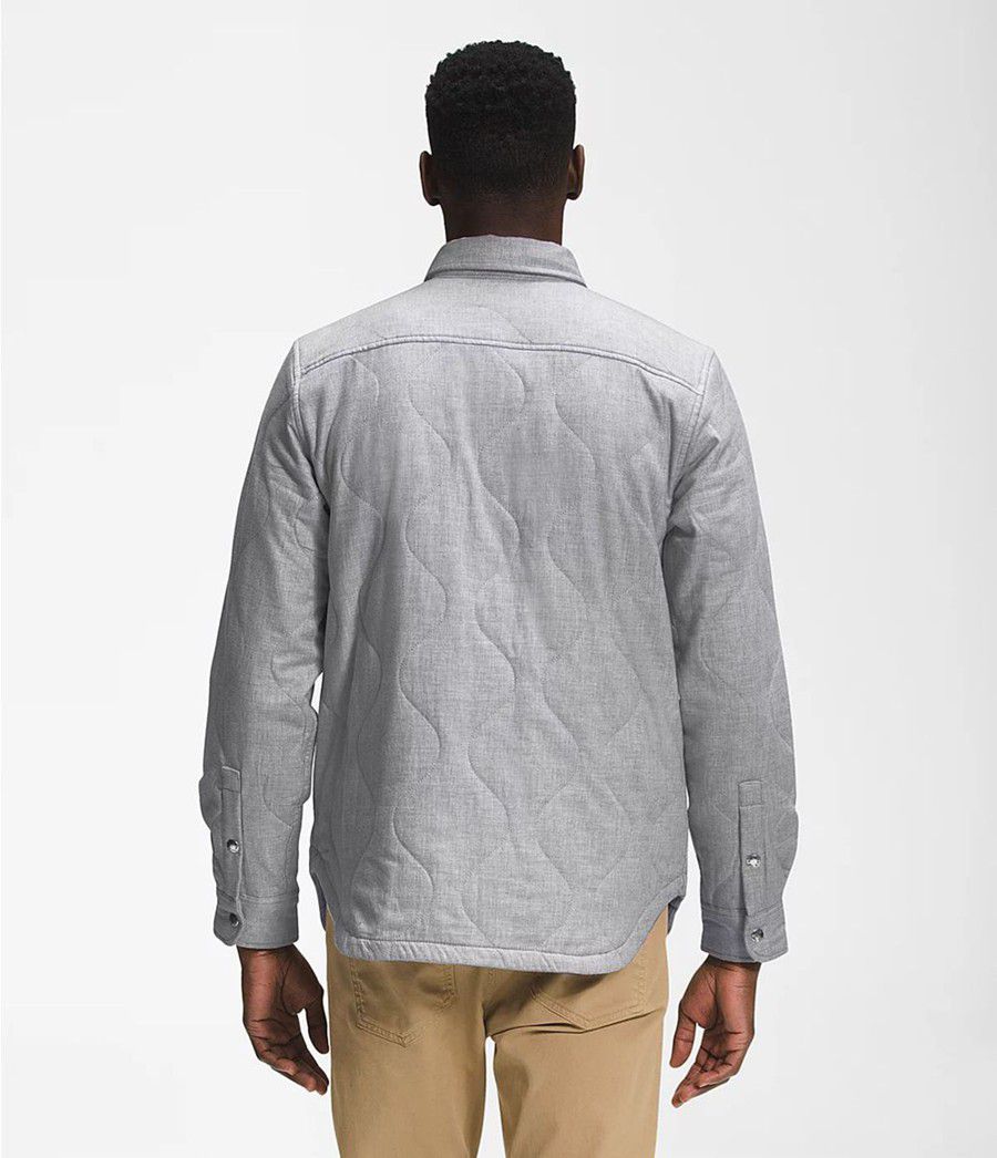 Pánské T-Shirts The North Face Quilted Overshirt Šedé | UTSRBAI-10