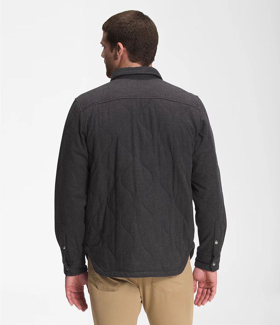 Pánské T-Shirts The North Face Quilted Overshirt Černé | SIETPNM-39