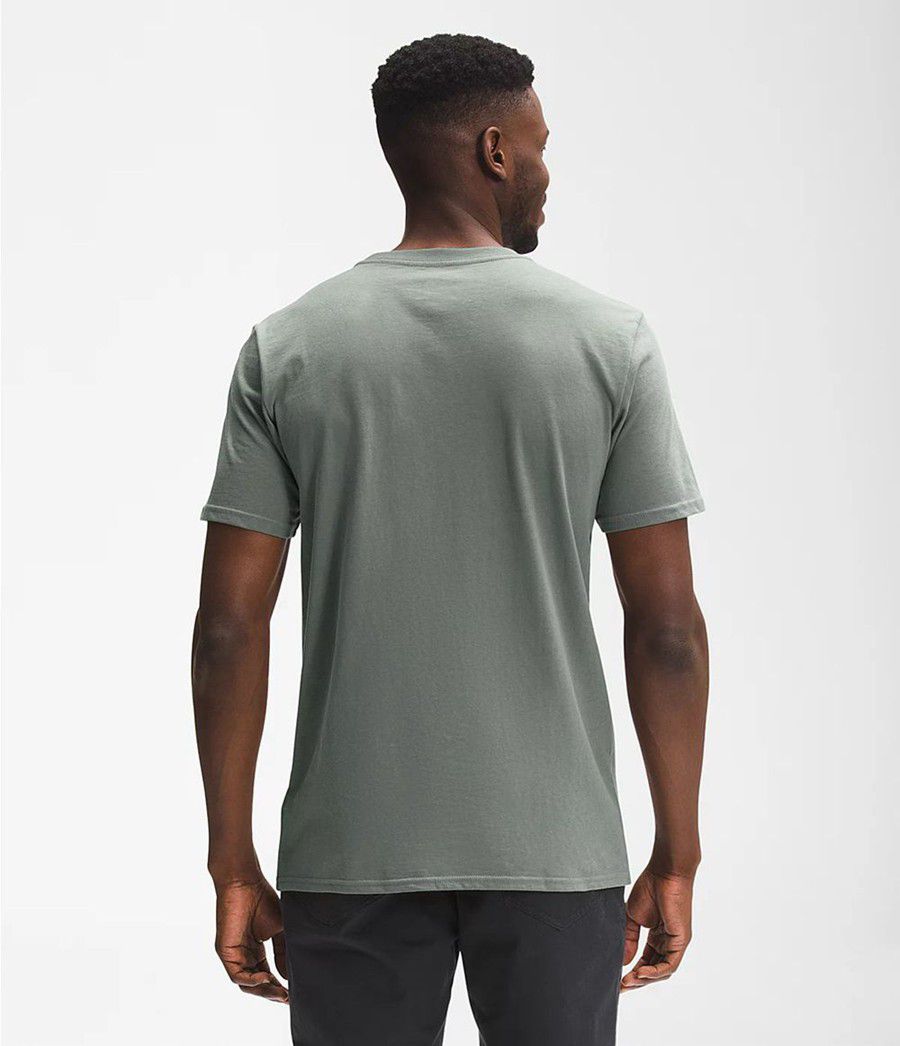 Pánské T-Shirts The North Face Short Sleeve Woodmont Pocket Zelene | DOAYRXG-64