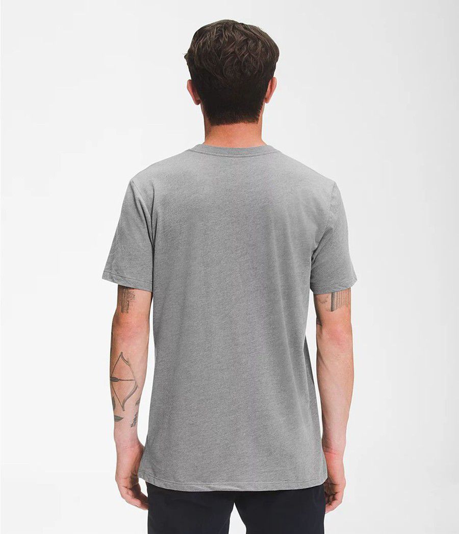 Pánské T-Shirts The North Face Short Sleeve Half Dome Šedé | QMRBYAJ-51